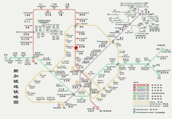 新加坡地铁最新线路图，科技重塑城市出行新体验