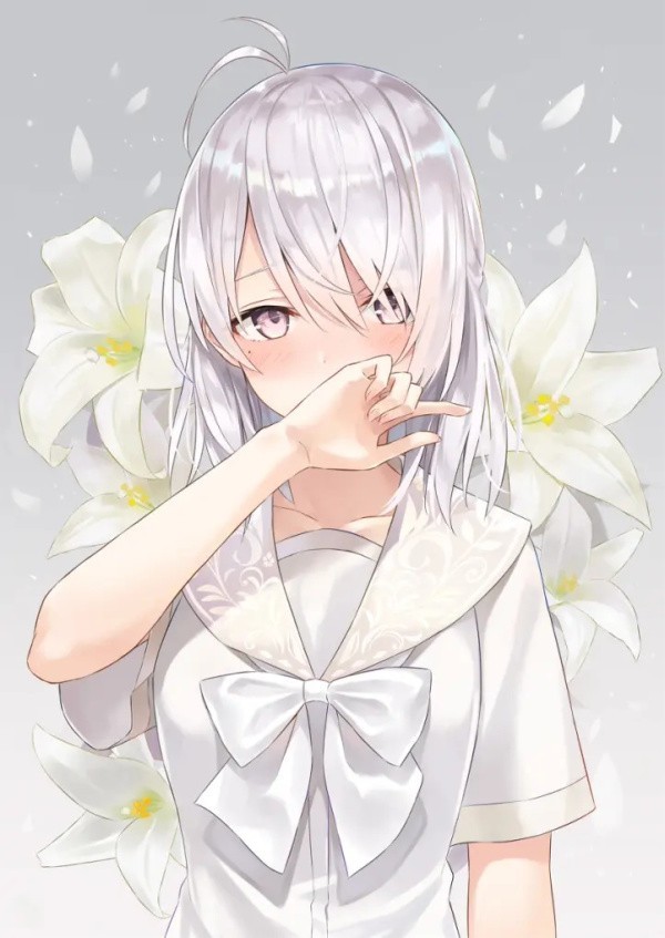 白发少女温馨日常漫绘