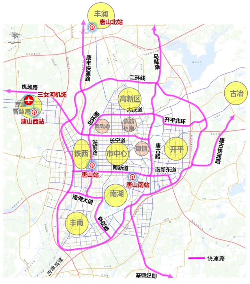 京津冀唐山最新城市规划图揭秘，未来之城与小巷风情的完美融合
